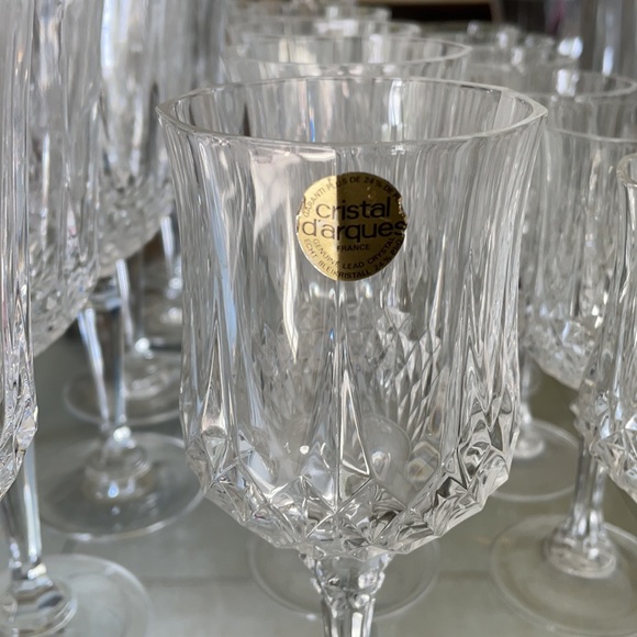Cristal d’arques France, totally 23 wine glasses - Picture 3 of 3